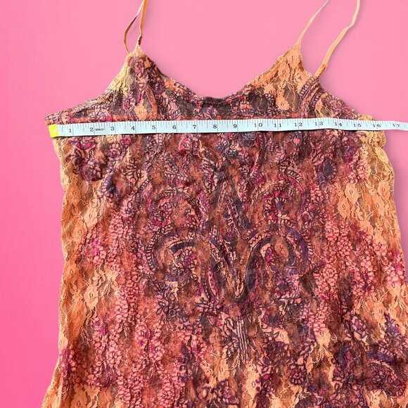 Y2K Weavers lace cami tank vintage fairycore boho layering - Picture 4 of 5